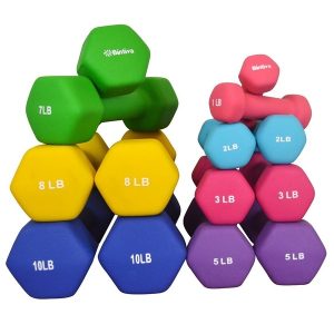 bintiva_neoprene_hexagon_dumbbell
