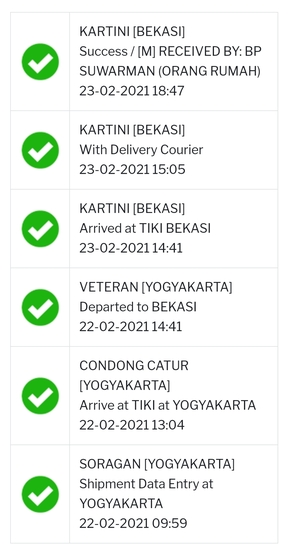 cek resi tiki