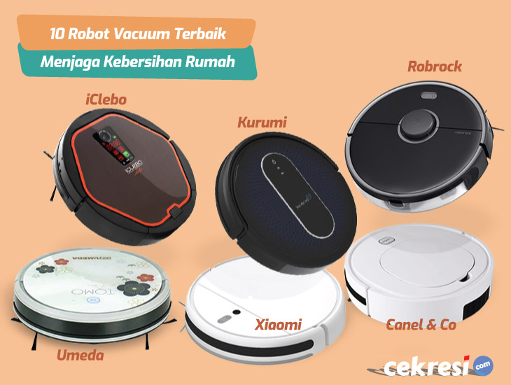 10 Rekomendasi Robot Vacuum Terbaik Menjaga Kebersihan Rumah Setiap Saat