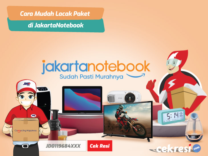 Cara Mudah Lacak Paket di JakartaNotebook