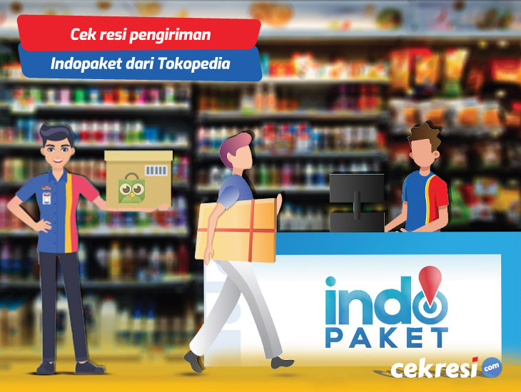 Cek resi pengiriman Indopaket dari Tokopedia
